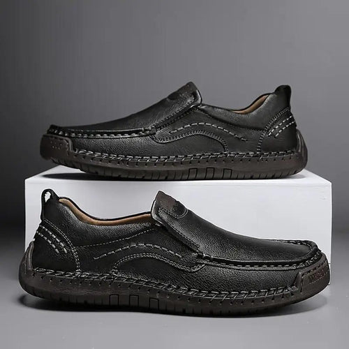 Men's Stitching Breathable Anti-skid Slip On Shoes